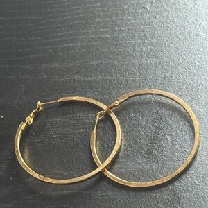 Elegant Gold Hoop Earrings
